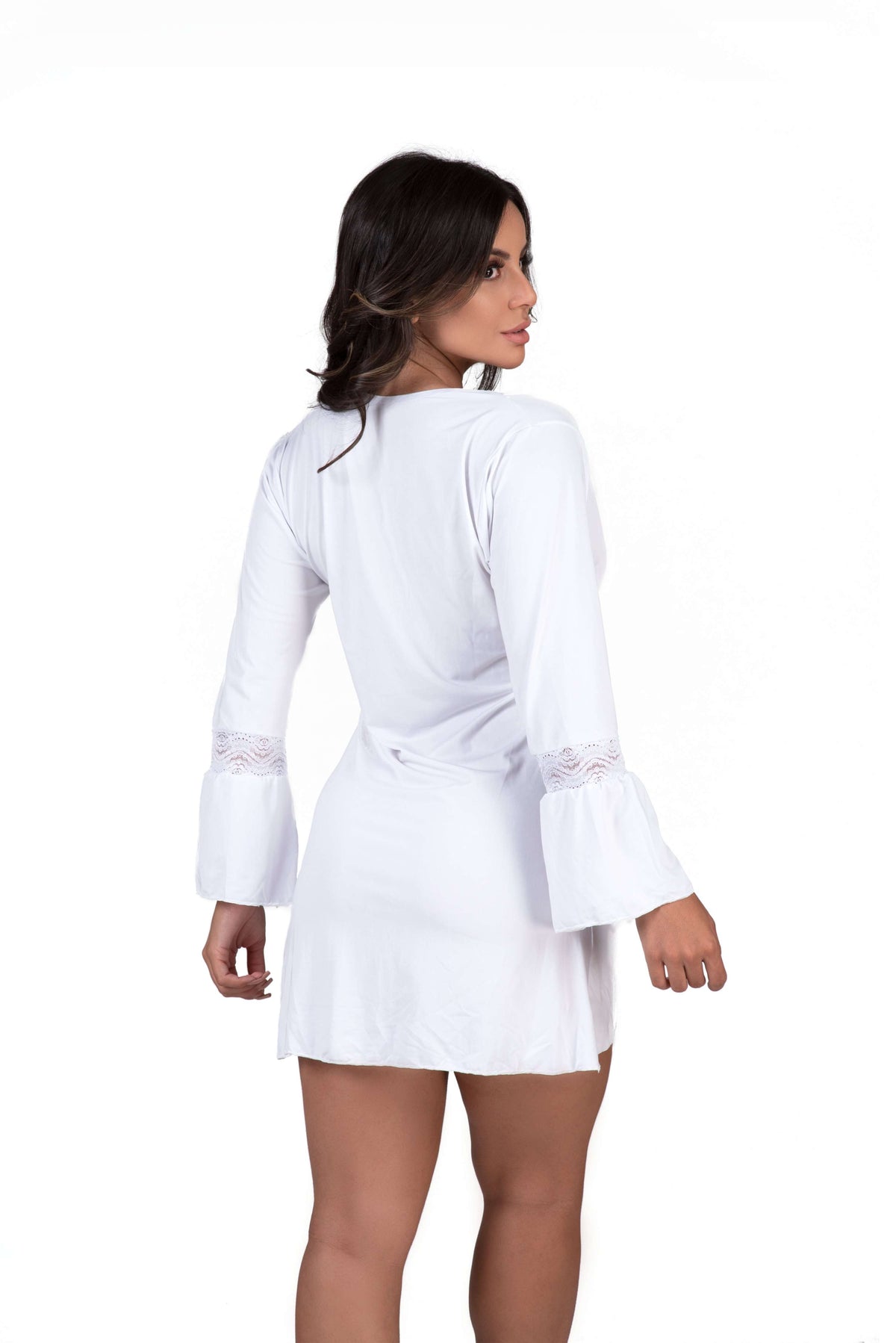 Camisola manga longa em Branco – Doce Malícia