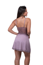 Camisola sensual em microfibra lisa em Branco – Doce Malícia