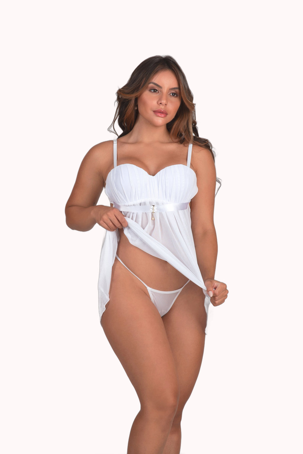 Camisola tomara que caia e tule – Doce Malícia