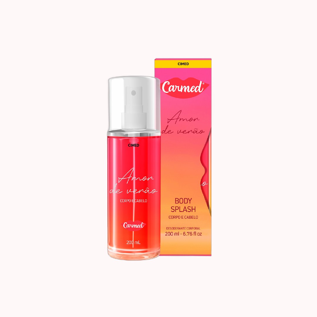 Body Splash Carmed Amor de Verão 200ml – Corpo e Cabelo – Doce Malícia