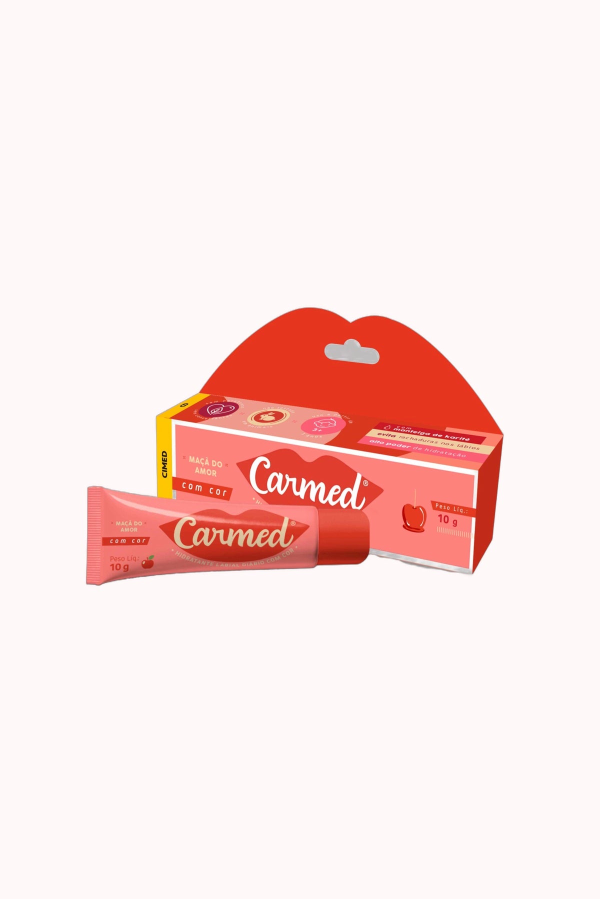 Carmed Hidrante Labial Gloss – Maça do amor – Doce Malícia