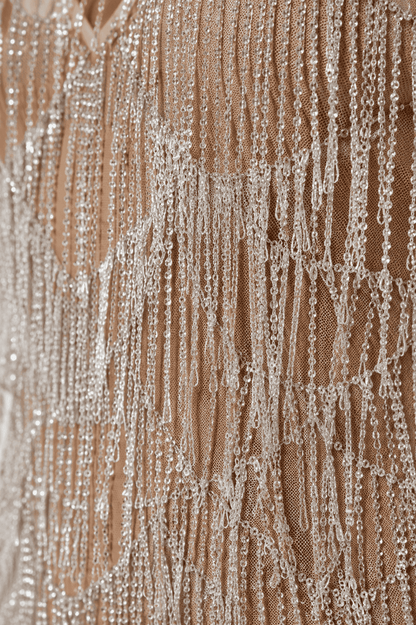 Vestido Condessa Strass - Prata