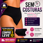 Calcinha Cinta Modeladora Alta Compressão Sem Costura Cintura Alta Selene – [PAGUE 5 LEVE 10] – Doce Malícia