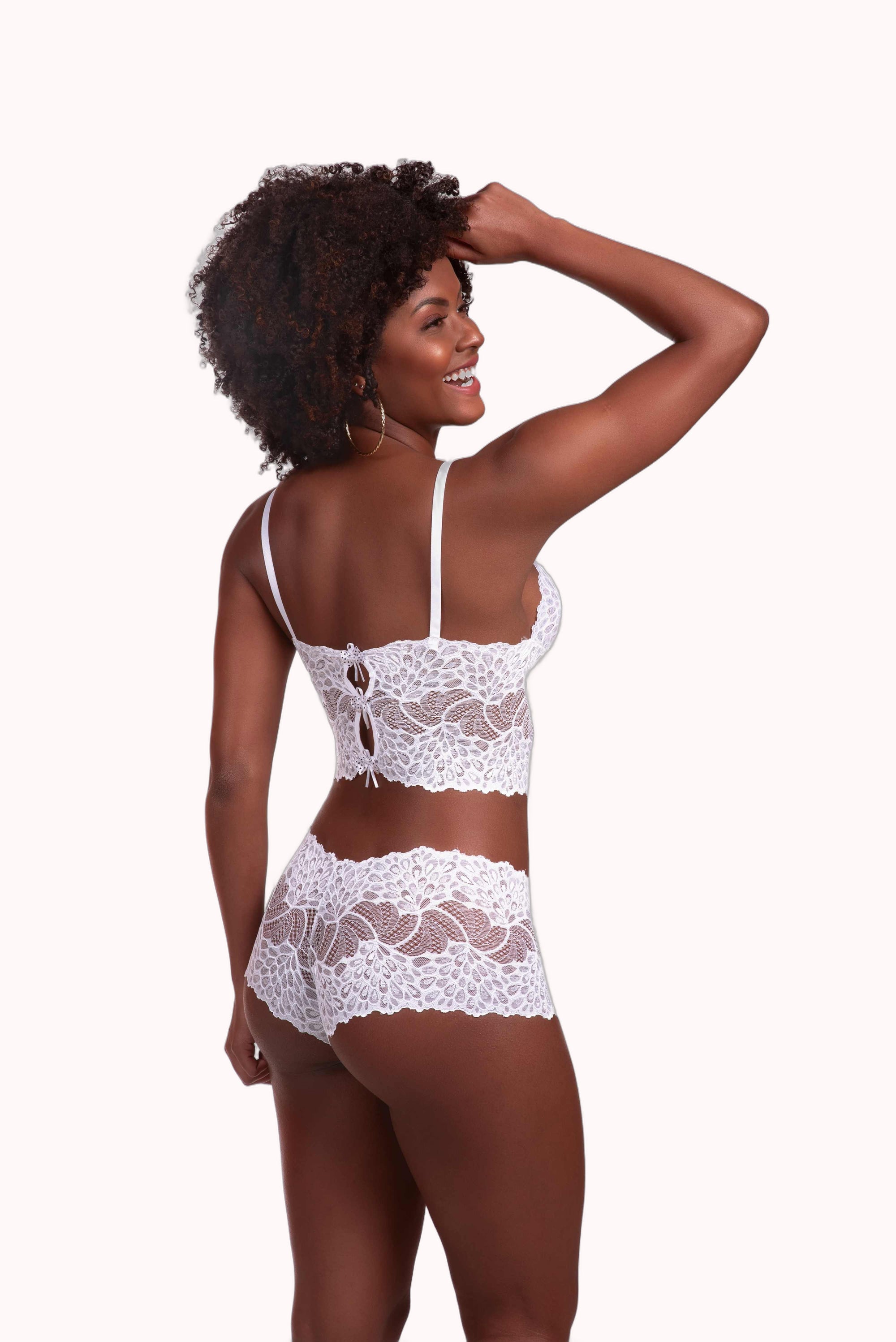 Conjunto cropped em renda – Doce Malícia