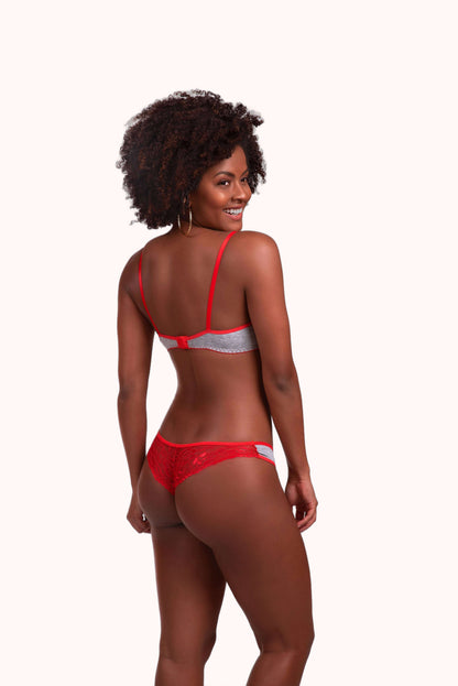 Conjunto com detalhe em renda – Doce Malícia