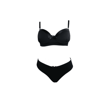 Conjunto com fita no bojo em azul – Doce Malícia