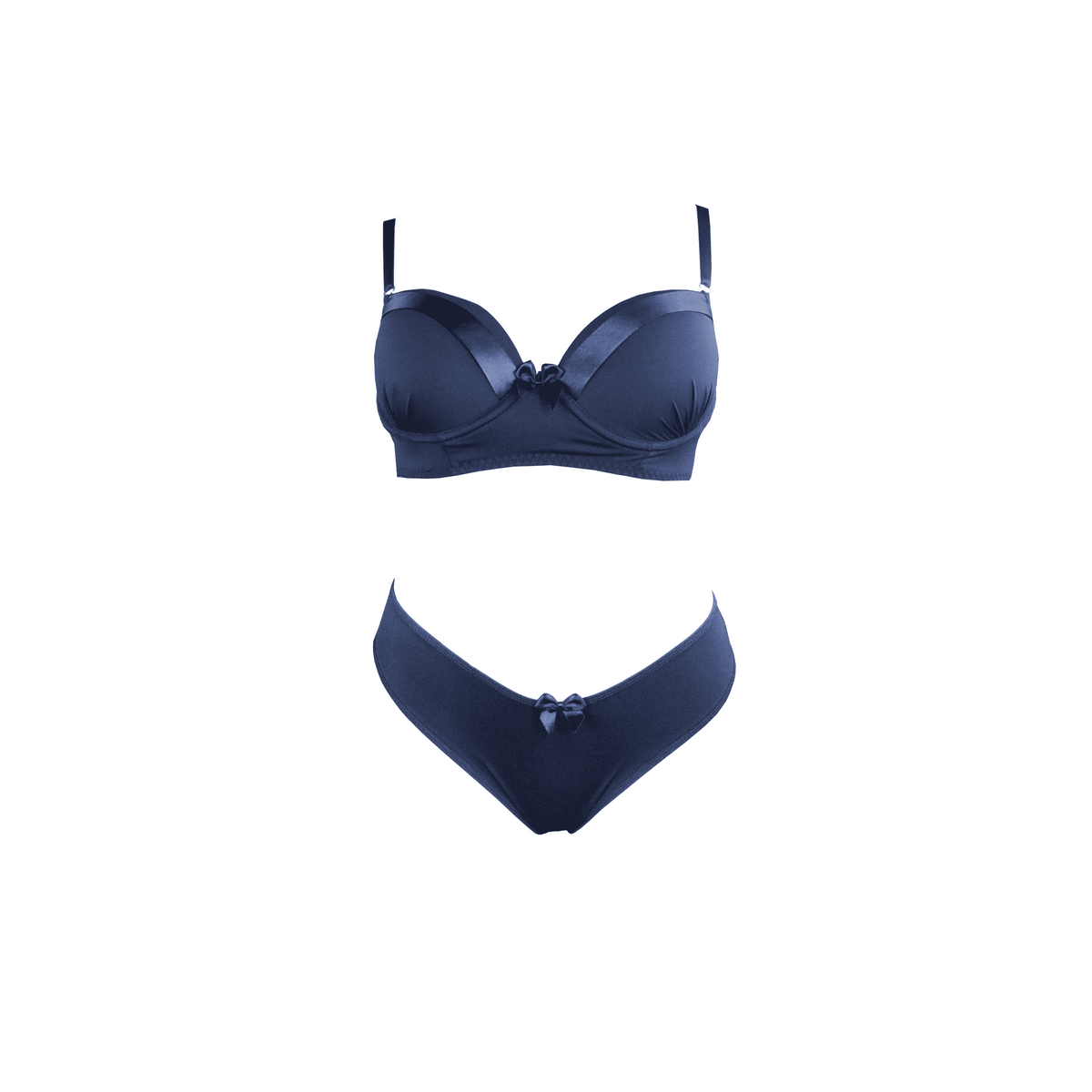 Conjunto com fita no bojo em azul – Doce Malícia