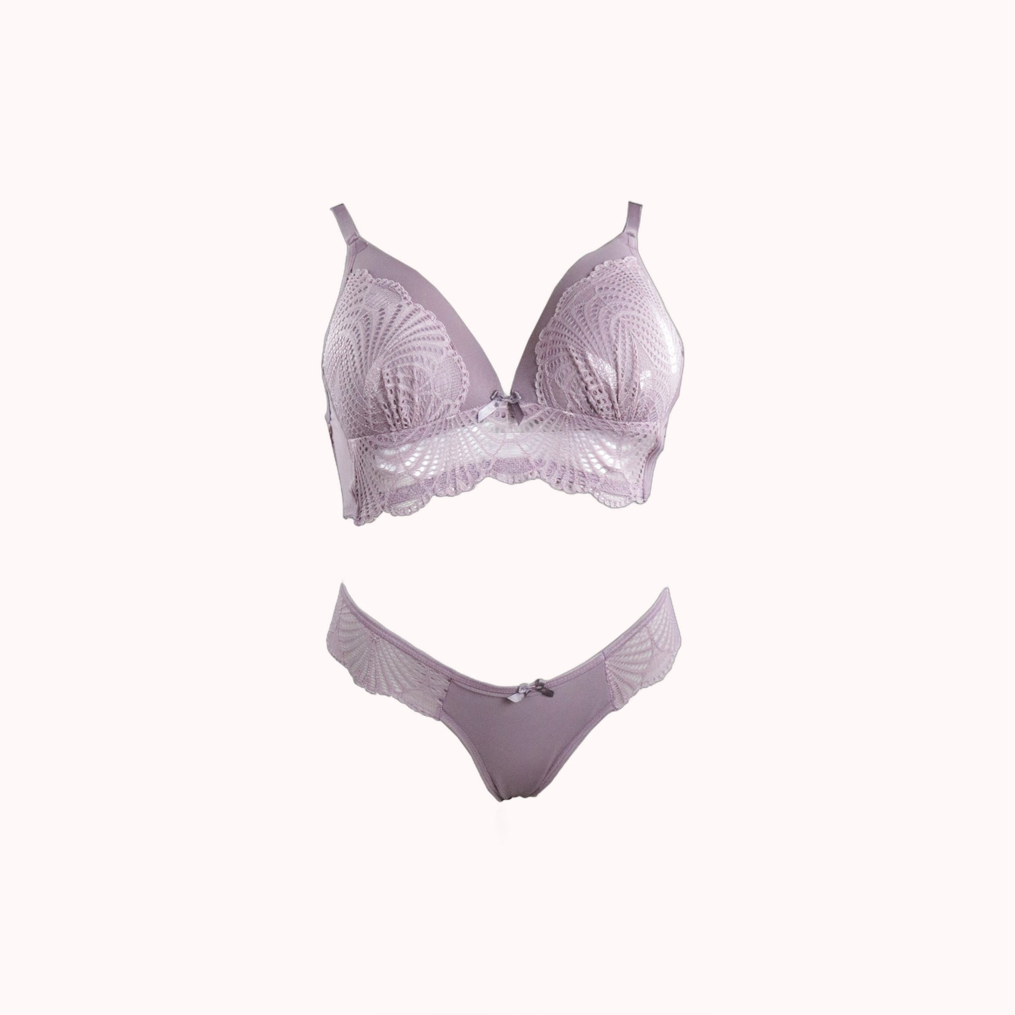 Conjunto em renda com bojo – Doce Malícia