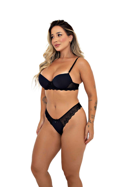 Conjunto Conforto em Microfibra em Azul Royal – Doce Malícia