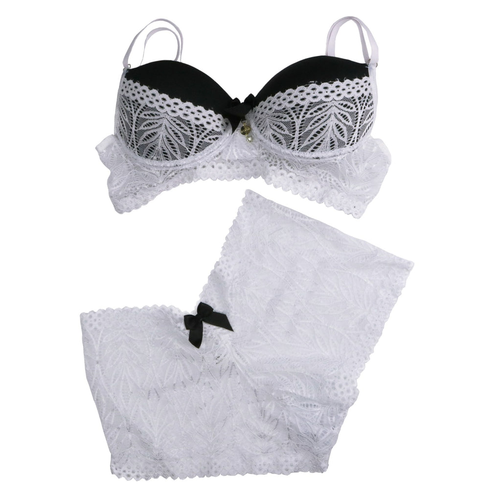 Conjunto de bojo com pingente em azul-Marinho – Doce Malícia