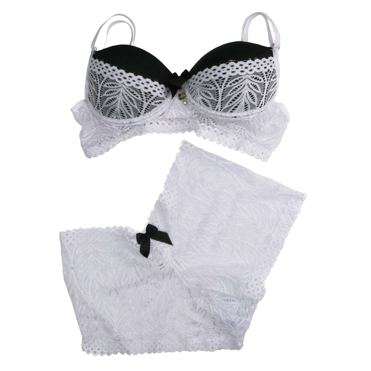 Conjunto de bojo com pingente em azul-Marinho – Doce Malícia