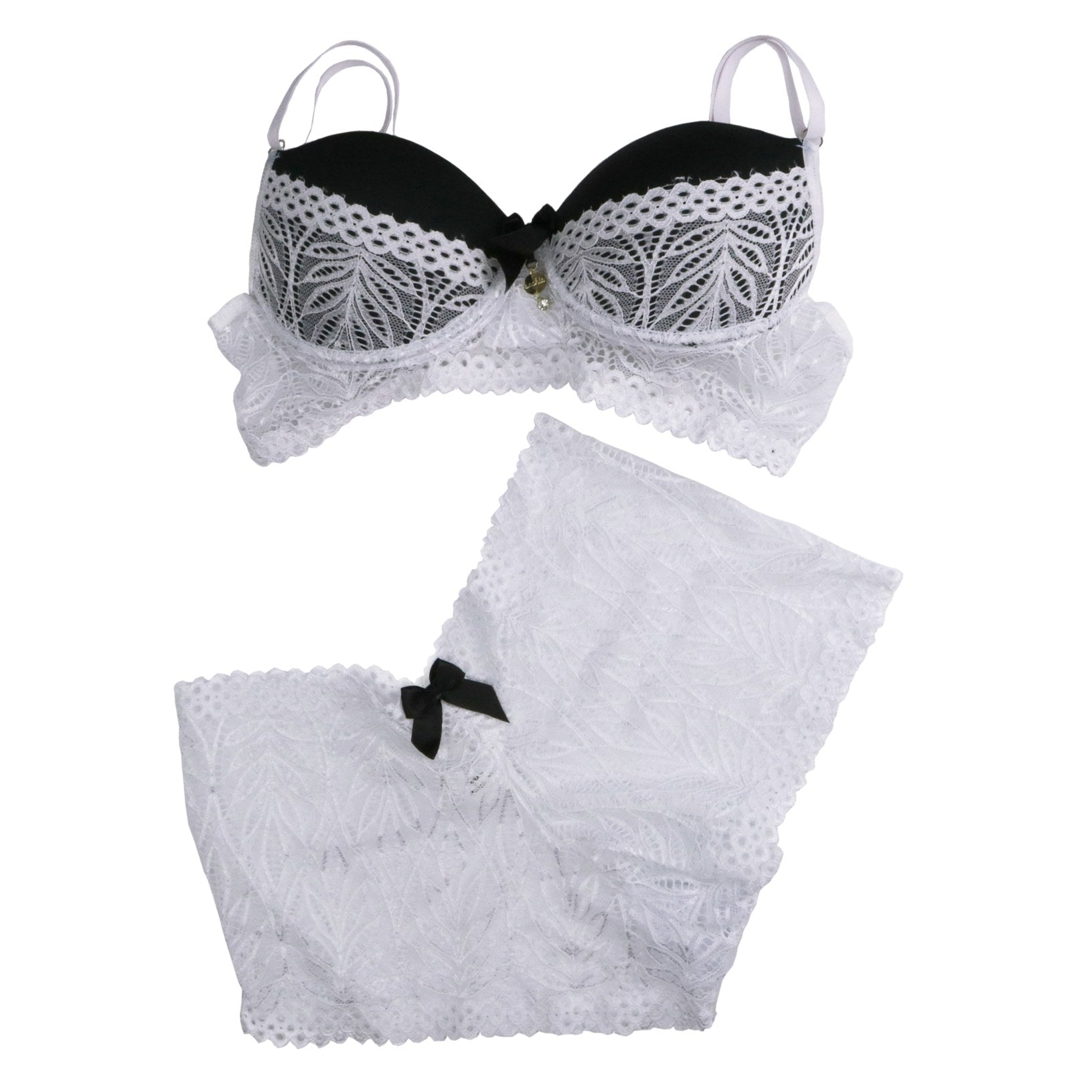 Conjunto de bojo com pingente em azul-Marinho – Doce Malícia