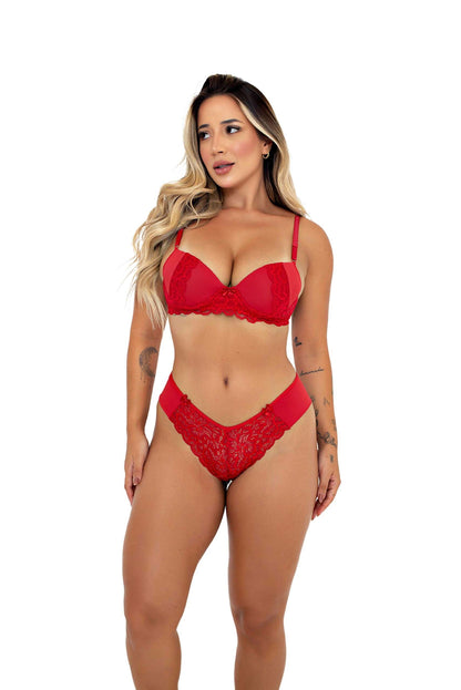 Conjunto de Bojo em Microfibra em Azul Royal – Doce Malícia