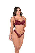 Conjunto de bojo em renda em cores-variadas – Doce Malícia