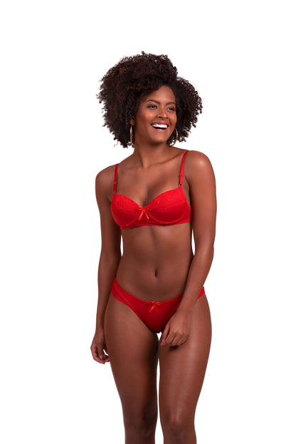 Conjunto de bojo em romantic em cores sortidas – Doce Malícia