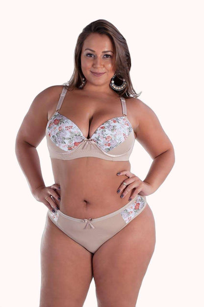 Conjunto de bojo plus size em microfibra – Doce Malícia