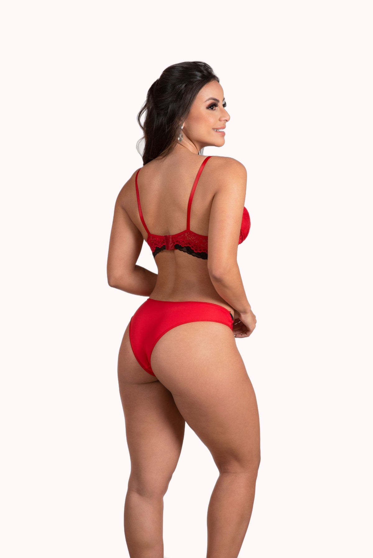 Conjunto de lingerie bicolor – Doce Malícia