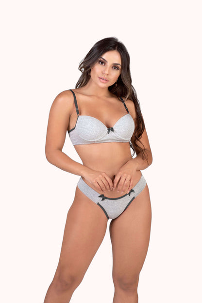 Conjunto de lingerie em algodão – Doce Malícia