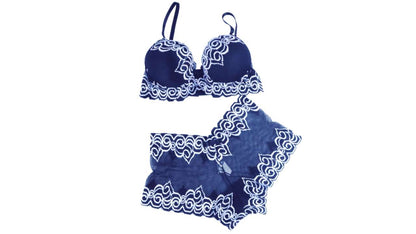 Conjunto de lingerie em renda em cores sortidas – Doce Malícia