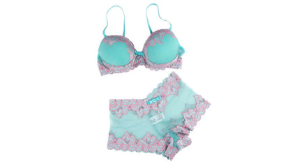 Conjunto de lingerie em renda em cores sortidas – Doce Malícia