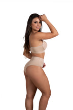 Conjunto de lingerie reforçado em Branco – Doce Malícia