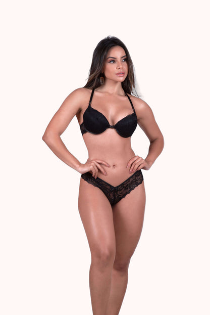 Conjunto de renda estilo nadador – Doce Malícia