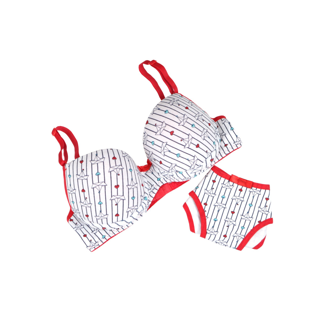 Conjunto em algodão estampado em cores sortidas – Doce Malícia