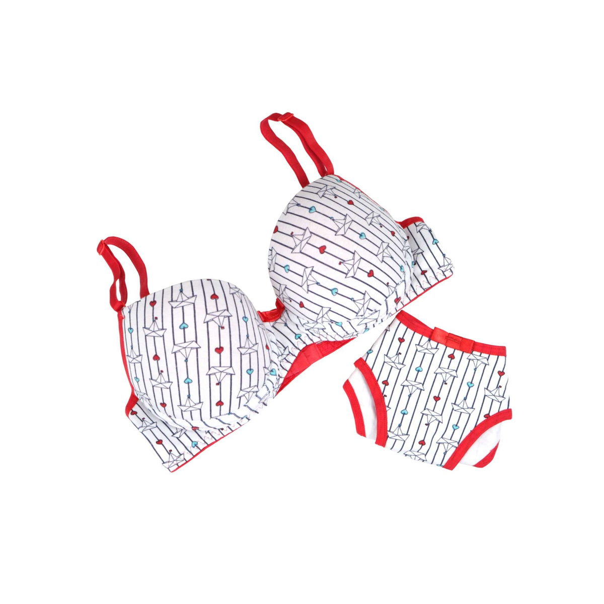 Conjunto em algodão estampado em cores sortidas – Doce Malícia