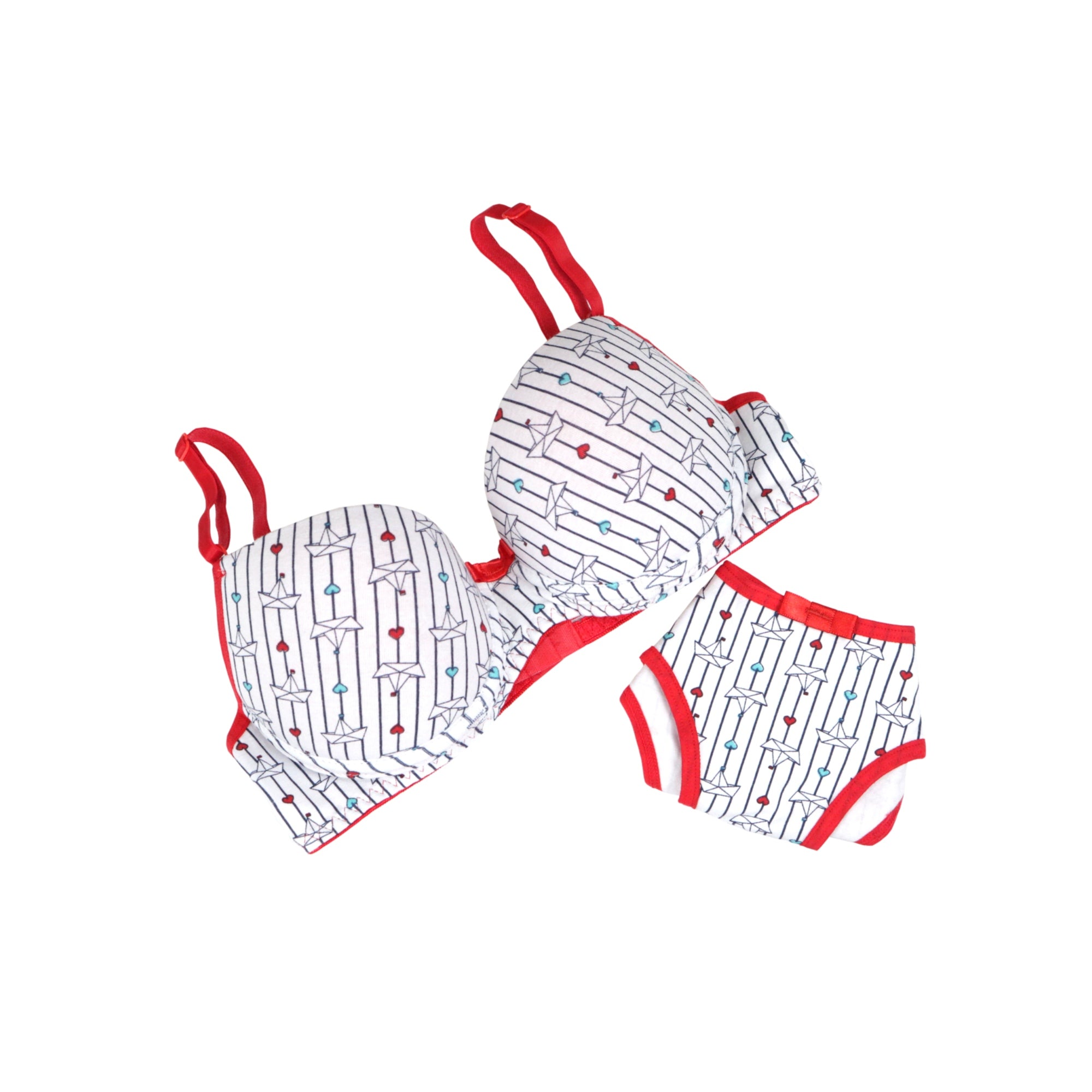 Conjunto em algodão estampado em cores sortidas – Doce Malícia