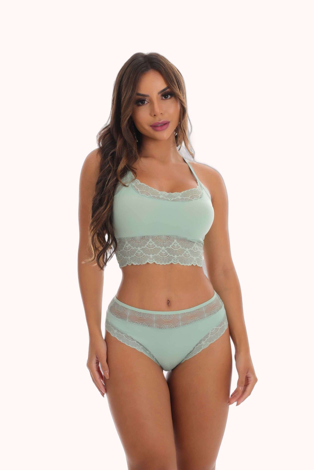 Conjunto em Microfibra com Bojo Embutido – Doce Malícia