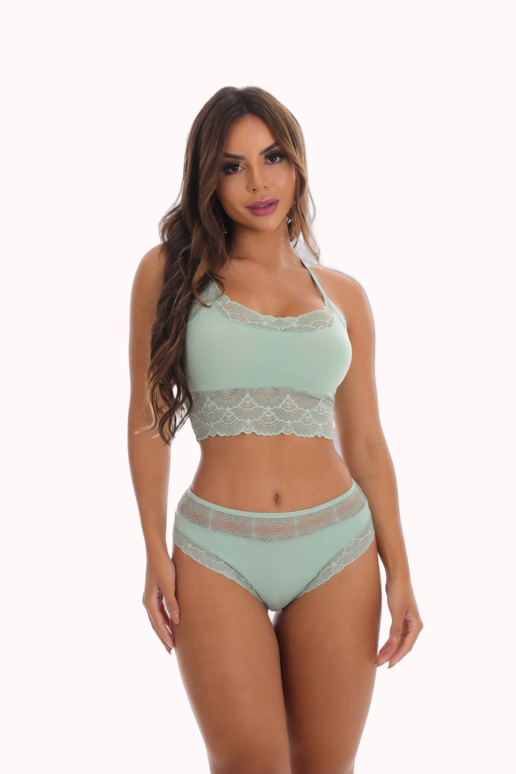 Conjunto em Microfibra com Bojo Embutido – Doce Malícia
