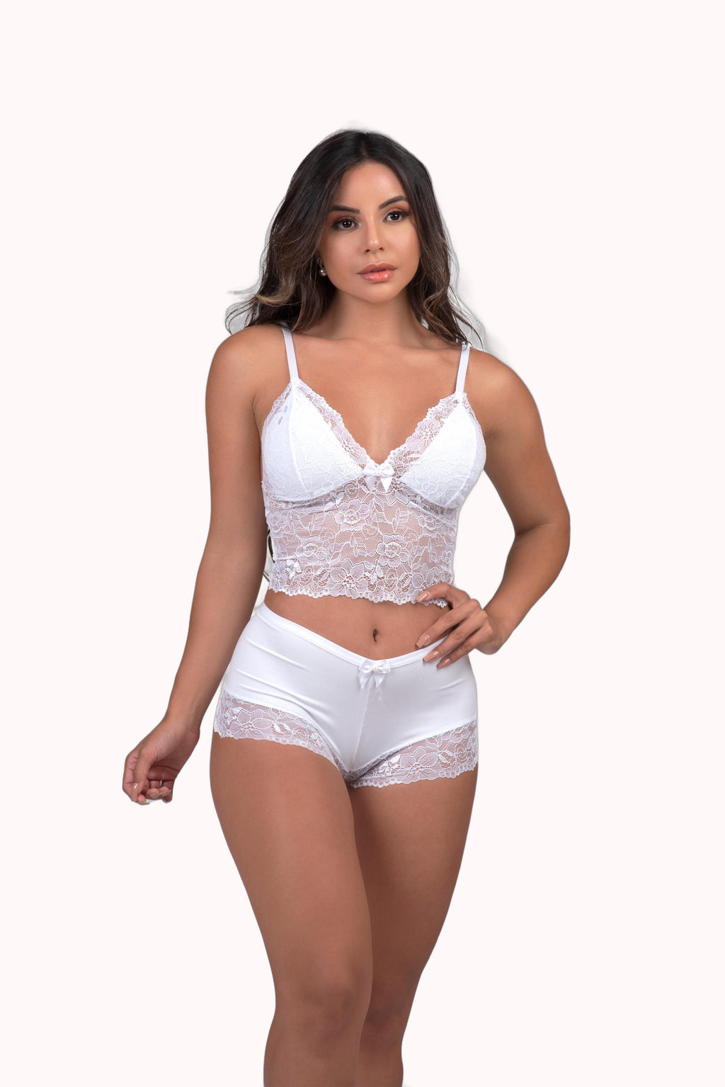 Conjunto em renda – Doce Malícia
