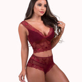 Conjunto em tule e renda – Doce Malícia