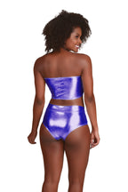 Conjunto hot pants em azul petroleo – Doce Malícia