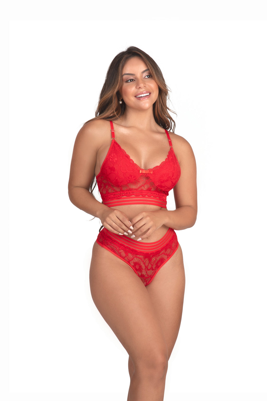 Conjunto sem bojo em azul-Marinho – Doce Malícia