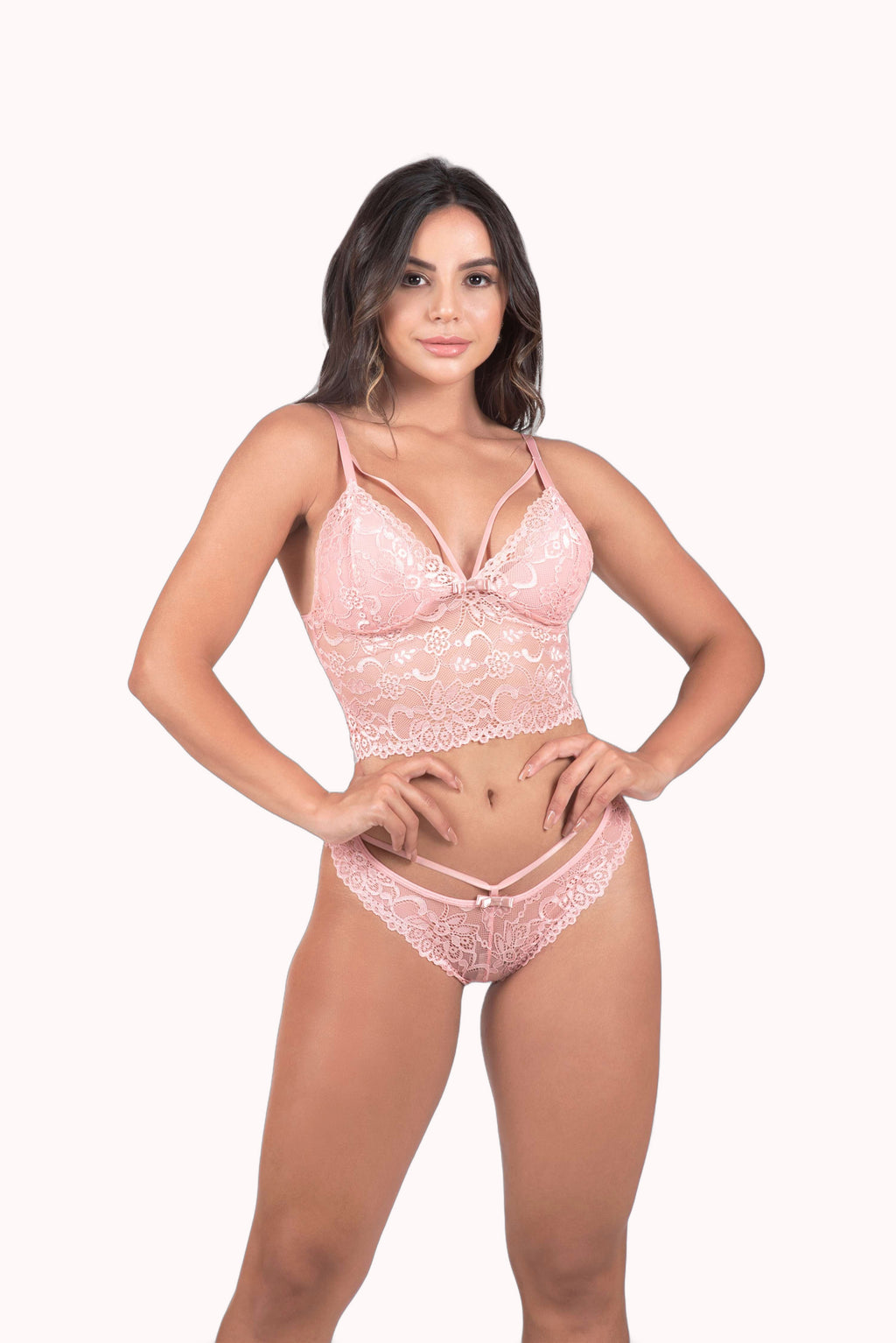 Conjunto sem bojo strappy – Doce Malícia