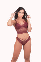 Conjunto sem bojo strappy – Doce Malícia