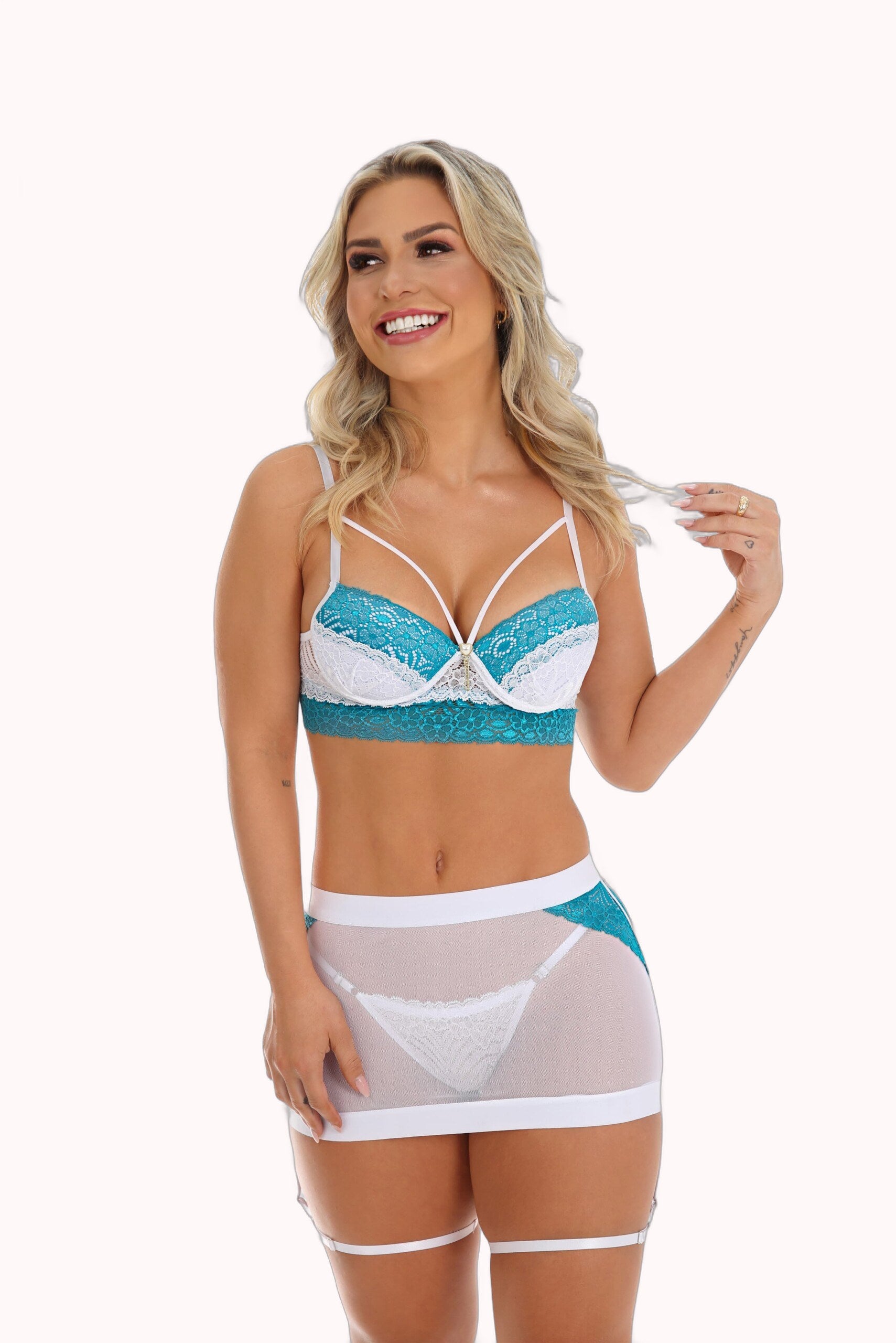 Conjunto Sexy com Saia Fetiche – Doce Malícia