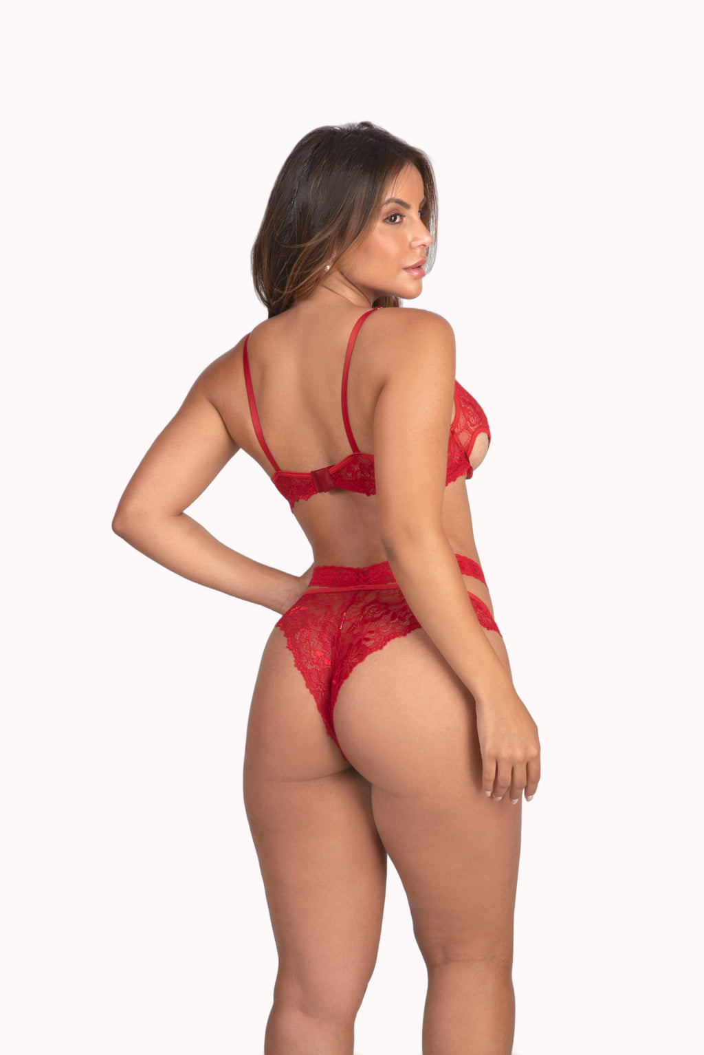 Conjunto sexy em renda – Doce Malícia