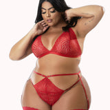 Conjunto Sexy Plus Size em Renda – Doce Malícia