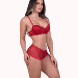 Conjunto sexy em renda – Doce Malícia