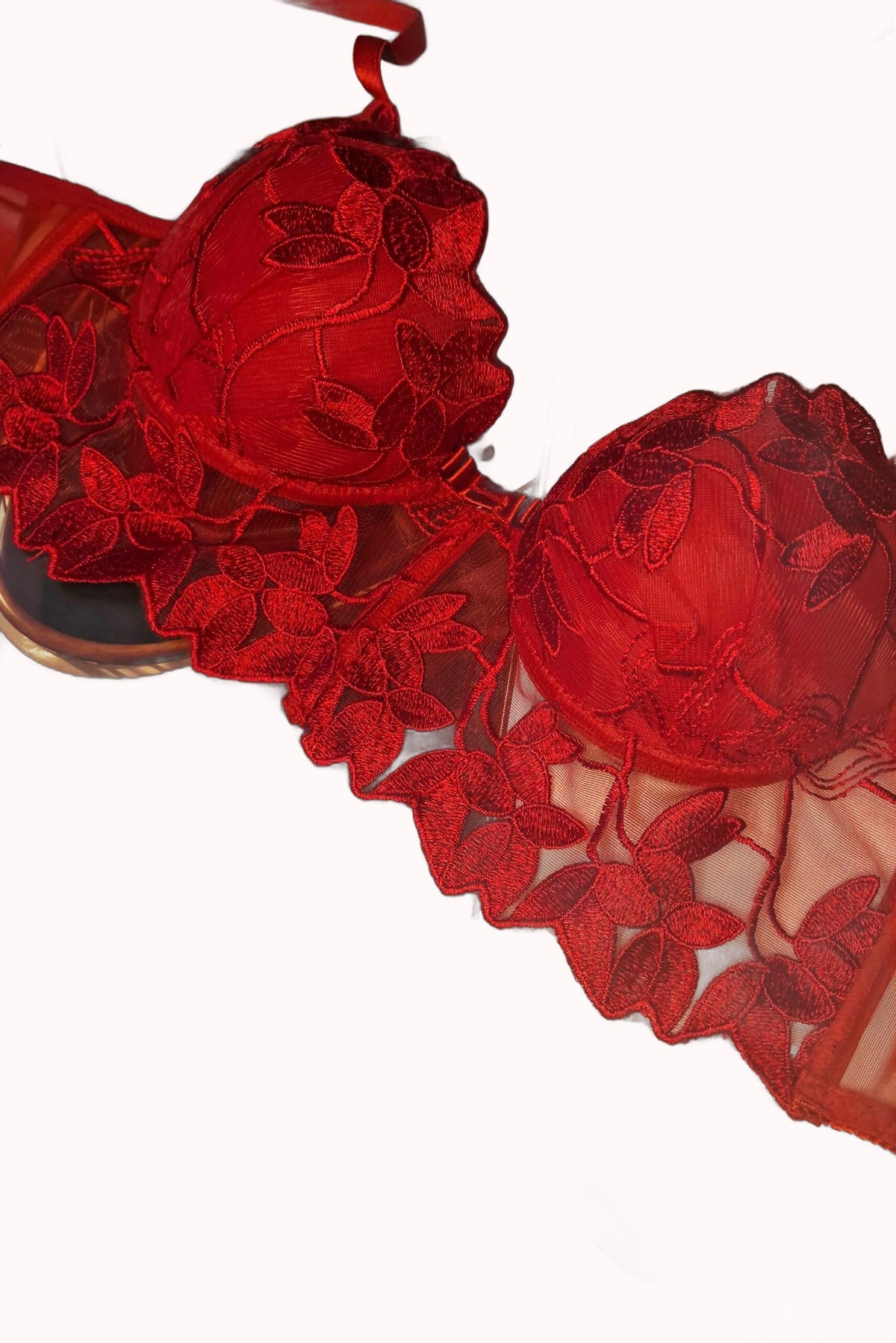 Conjunto Sensual em Tule Bordado – Doce Malícia