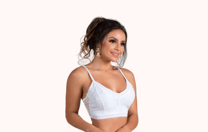 Cropped sem bojo todo em renda – Doce Malícia