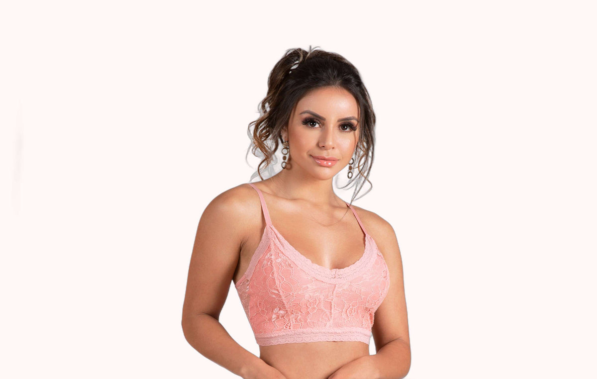 Cropped sem bojo todo em renda – Doce Malícia