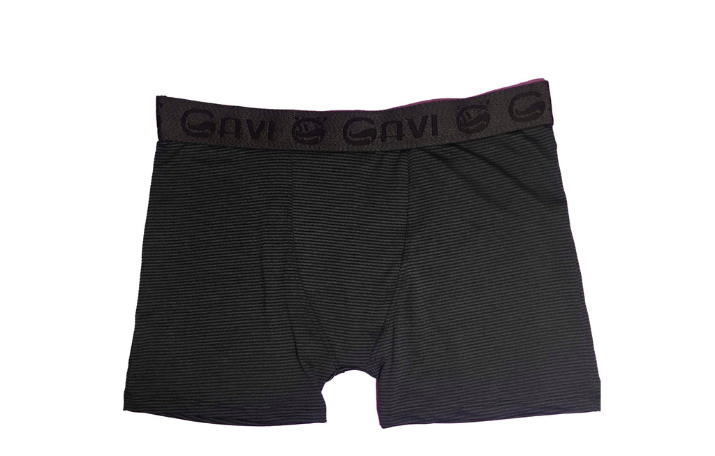 Cueca Boxer Risca Giz em azul-Marinho – Doce Malícia