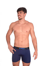 Cueca Boxer William em azul – Doce Malícia