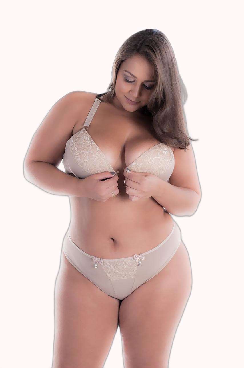 Conjunto nadador plus size em microfibra – Doce Malícia