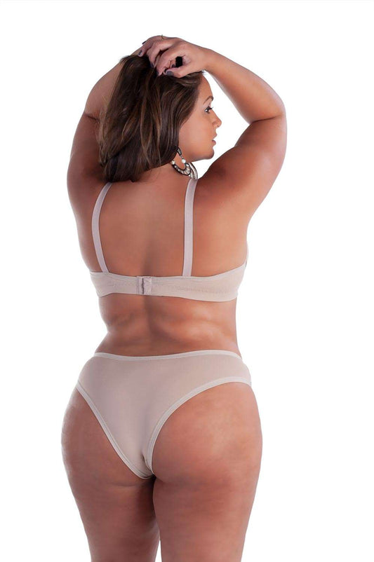 Conjunto de bojo plus size em Branco – Doce Malícia