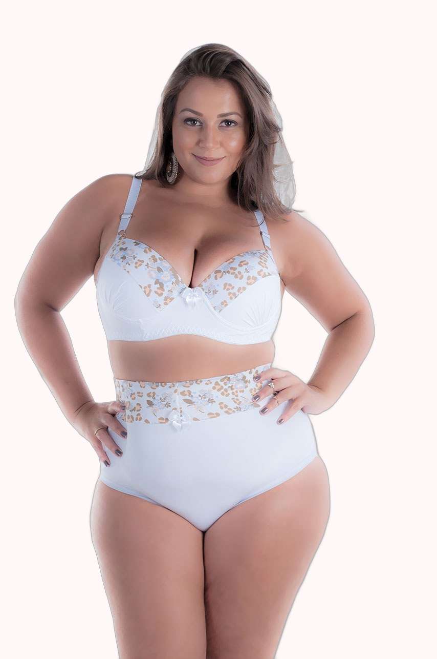 Conjunto plus size alto na cintura – Doce Malícia
