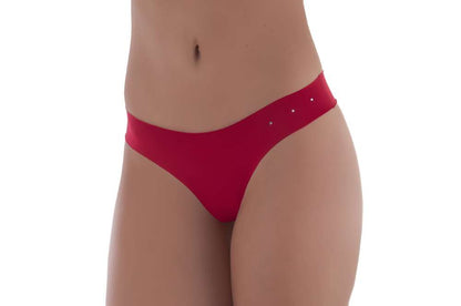 Tanga sem costura em microfibra em Branco – Doce Malícia